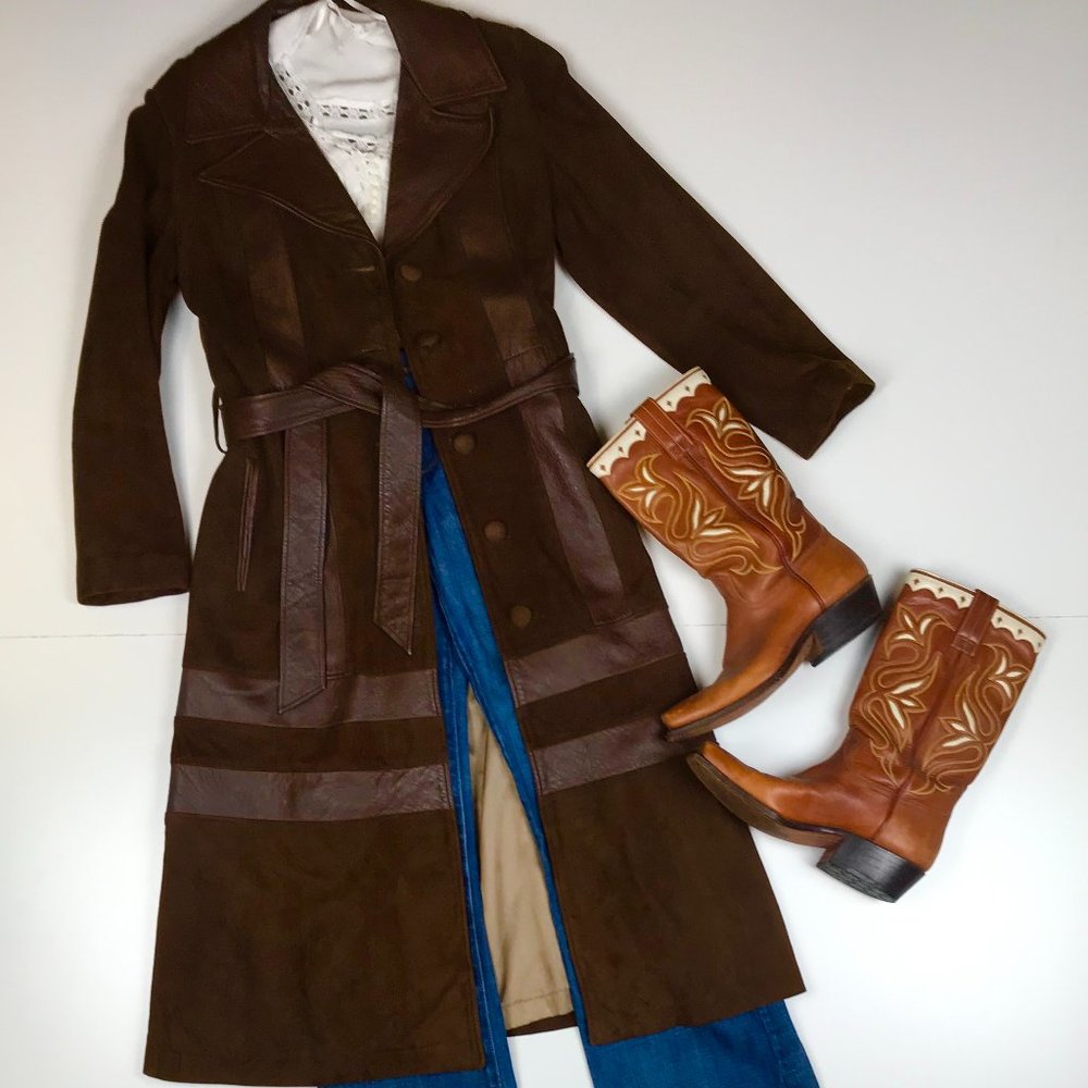 New England Sportswear Company leather coat